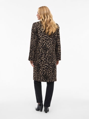 Vila Übergangsmantel in Beige/ Schwarz