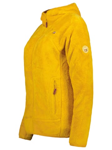 Geographical Norway Kurtka polarowa "Upalood" w kolorze musztardowym