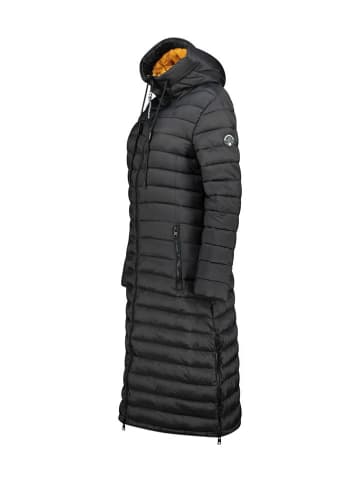 Geographical Norway Płaszcz zimowy "Azule" w kolorze czarnym