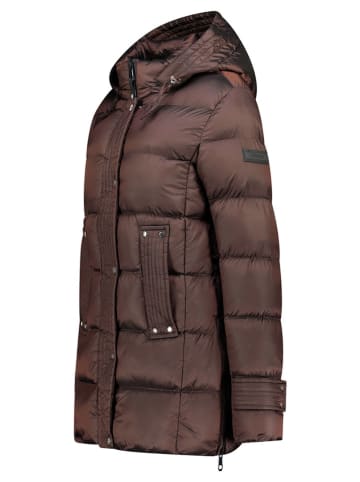 Geographical Norway Kurtka zimowa "Dolidia" w kolorze brązowym