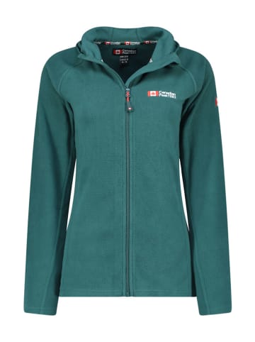 Canadian Peak Fleece vest "Tugoodeak" donkergroen