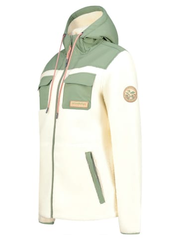 Canadian Peak Fleece vest "Toulouseak" crème/groen