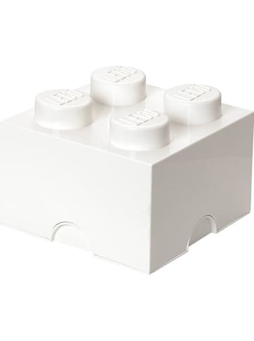 LEGO Aufbewahrungsbox "Brick 4" in Weiß - (B)25 x (H)18 x (T)25 cm