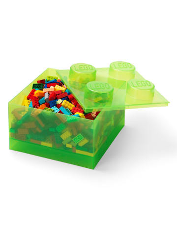 LEGO Aufbewahrungsbox "Brick 4" in Grün - (B)25 x (H)18 x (T)25 cm