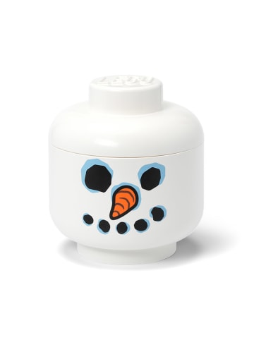LEGO Pojemnik "Snowman" w kolorze białym - wys. 27,1 x Ø 24 cm