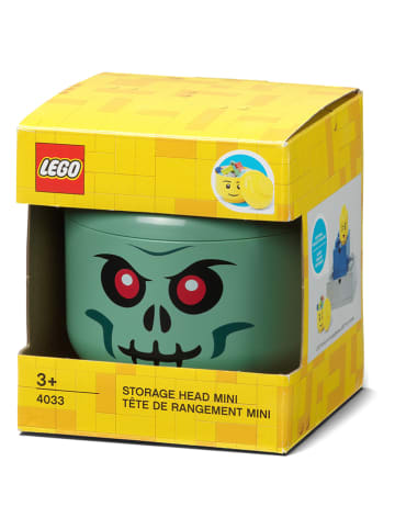 LEGO Opbergbox "Skeleton" groen - (H)12,3x Ø 10,5 cm