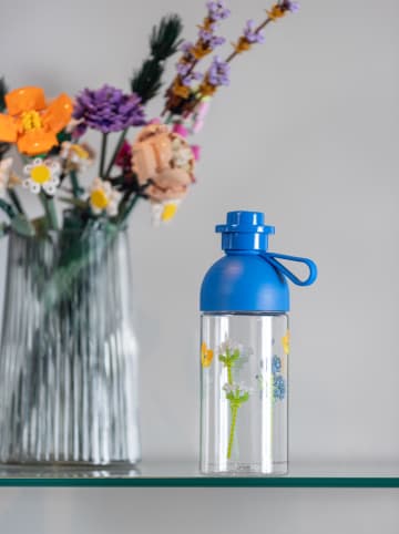 LEGO Trinkflasche "Wild Flowers" in Blau/ Gelb - 500 ml
