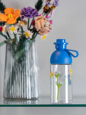 LEGO Trinkflasche "Wild Flowers" in Blau/ Gelb - 500 ml