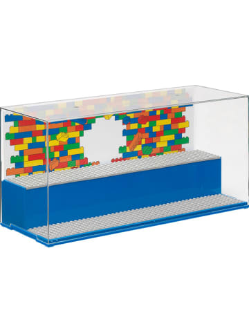LEGO Vitrine-/speelkast "Lego Play" blauw - (B)40 x (H)19 x (D)15 cm