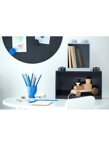LEGO Kast "Brick" zwart - (B)21,5 x (H)32 x (D)16 cm