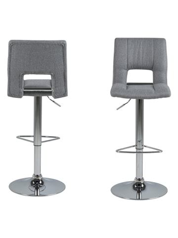 Actona Hockery barowe (2 szt.) "Sylvia" w kolorze szarym - 41,5 x 115 x 52 cm