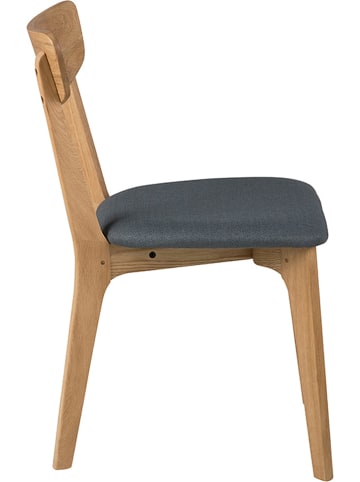 Actona 2er-Set: Esszimmerstühle "Taxi" in Natur/ Grau - (B)45 x (H)84 x (T)49 cm