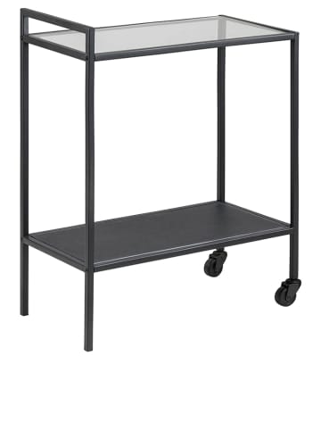 Actona Serveerwagen "Seaford" zwart - (B)60 x (H)75 x (D)30 cm