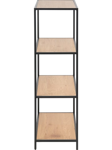 Actona Regał "Seaford" w kolorze jasnobrązowo-czarnym - 77 x 114 x 35 cm