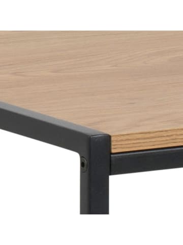 Actona Schreibtisch "Seaford" in Hellbraun/ Schwarz - (B)100 x (H)75 x (T)45 cm