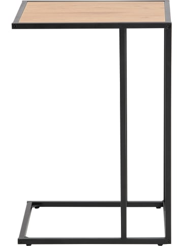 Actona Beistelltisch "Seaford" in Schwarz/ Natur - (B)43 x (H)63 x (T)35 cm