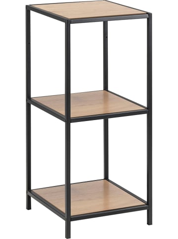 Actona Kast "Seaford" lichtbruin/zwart - (B)37 x (H)82,5 x (D)35 cm