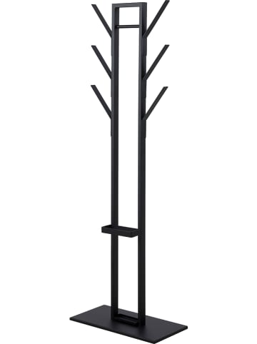 Actona Kledingrek "Vinson" zwart - (B)56 x (H)165 x (D)28 cm