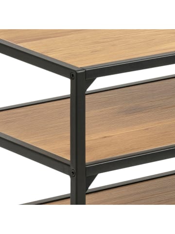 Actona TV-Bank "Seaford" in Hellbraun/ Schwarz - (B)120 x (H)46 x (T)33 cm