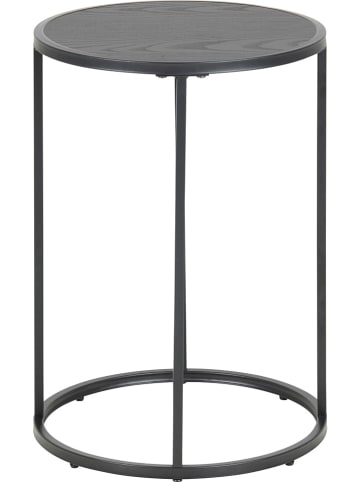 Actona Bijzettafel "Seaford" zwart - (H)55 x Ø 40 cm