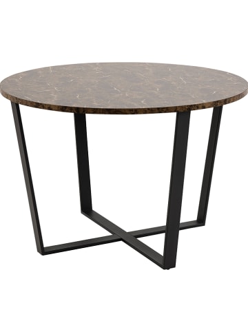 Actona Esstisch "Amble" in Braun - (H)75 x Ø 110 cm