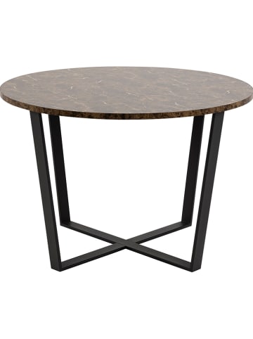 Actona Esstisch "Amble" in Braun - (H)75 x Ø 110 cm