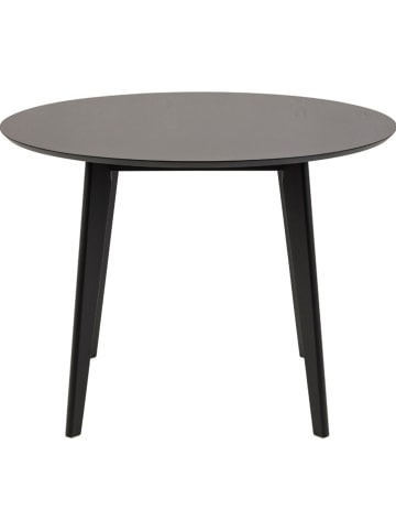 Actona Esstisch "Roxby" in Schwarz - (H)76 x Ø 105 cm