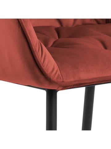Actona Krzesła (2 szt.) "Brooke" w kolorze czerwonym do jadalni - 58 x 83 x 55 cm