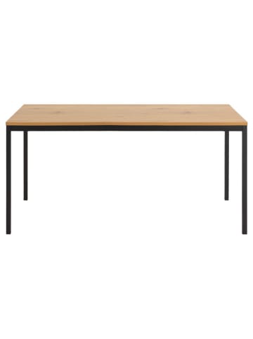 Actona Esstisch "Seaford" in Hellbraun/ Schwarz - (B)160 x (H)80 x (T)74 cm
