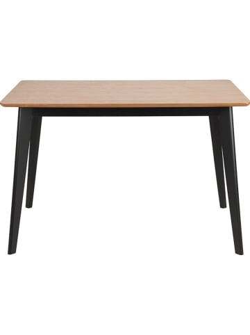 Actona Stół "Roxby" w kolorze brązowo-czarnym do jadalni - 120 x 76 x 80 cm