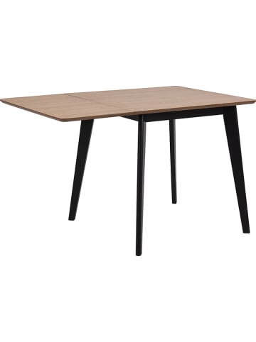 Actona Eettafel "Roxby" naturel/zwart - (B)120 x (H)76 x (D)80 cm