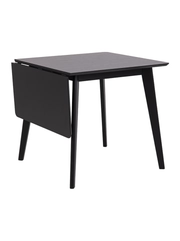 Actona Stół "Roxby" w kolorze czarnym do jadalni - 120 x 76 x 80 cm