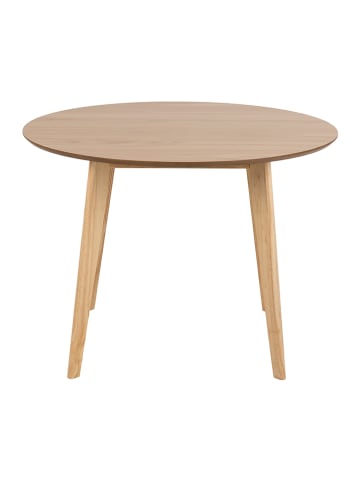 Actona Esstisch "Roxby" in Beige - (H)76 x Ø 105 cm
