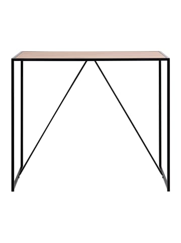 Actona Bartafel "Seaford" naturel/zwart - (B)120 x (H)105 x (D)60 cm