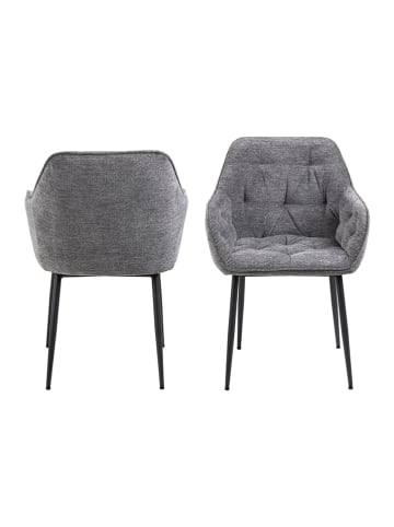 Actona 2er-Set: Esszimmerstühle "Brooke" in Grau  - (B)58 x (H)83 x (T)55 cm
