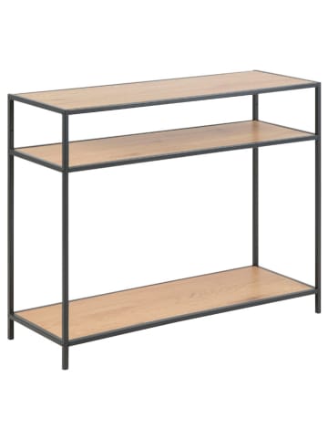 Actona Konsola "Seaford" w kolorze beżowo-czarnym - 100 x 79 x 35 cm