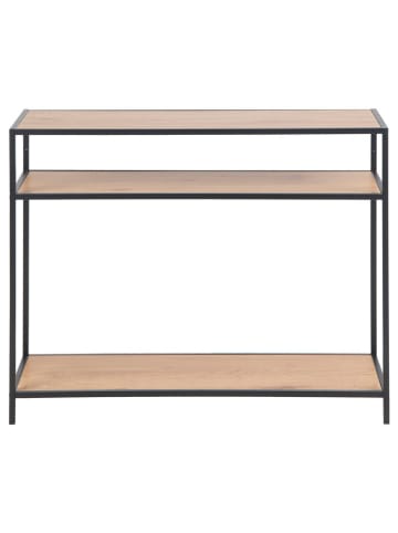 Actona Konsola "Seaford" w kolorze beżowo-czarnym - 100 x 79 x 35 cm