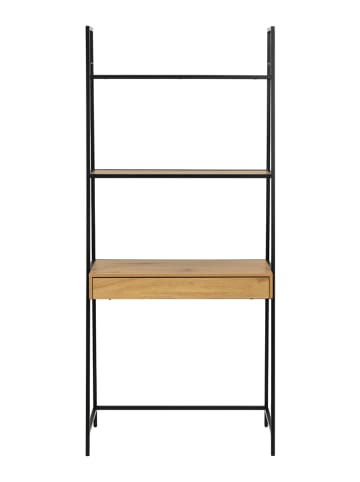 Actona Bureau "Seaford" lichtbruin/zwart - (B)77 x (H)174,5 x (D)36 cm