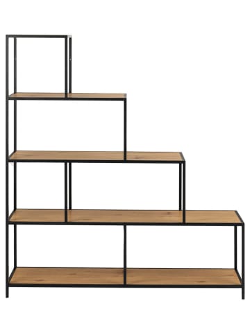 Actona Boekenkast "Seaford" lichtbruin - (B)135 x (H)150 x (D)35 cm