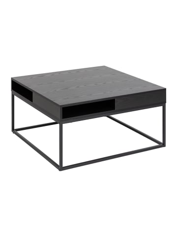 Actona Couchtisch "Willford" in Schwarz - (B)80 x (H)40 x (T)80 cm