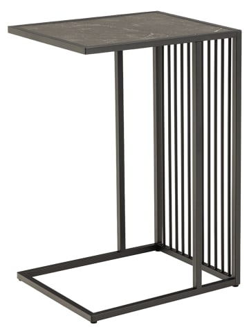 Actona Beistelltisch "Strington" in Schwarz/ Grau - (B)35 x (H)63 x (T)43 cm