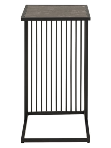 Actona Beistelltisch "Strington" in Schwarz/ Grau - (B)35 x (H)63 x (T)43 cm