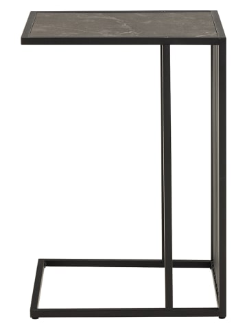 Actona Bijzettafel "Strington" zwart/grijs - (B)35 x (H)63 x (D)43 cm