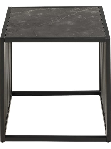 Actona Beistelltisch "Strington" in Schwarz - (B)40 x (H)40 x (T)40 cm
