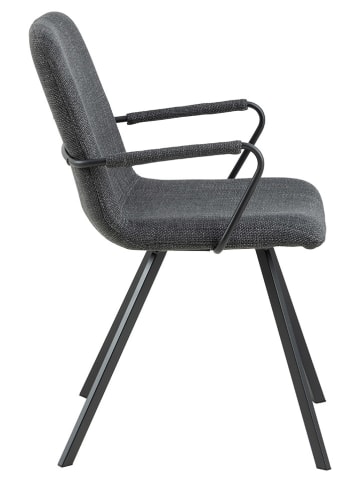 Actona 2-delige set: eetkamerstoelen "Selina" donkergrijs - (H)85 cm