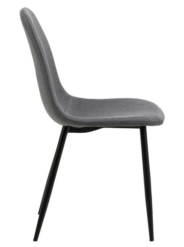 Actona 4-delige set: eetkamerstoelen "Celia" grijs - (B)54 x (H)86 x (D)44 cm