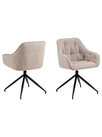 Actona Esszimmerstuhl "Brooke" in Beige - (B)57 x (H)82 x (T)54,5 cm