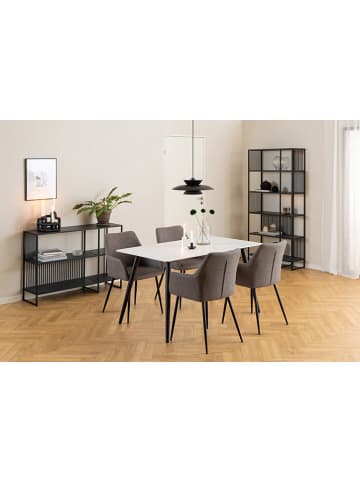 Actona Boekenkast "Strington" zwart - (B)85 x (H)185 x (D)35 cm