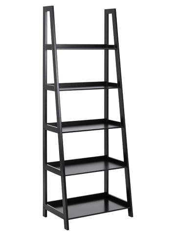 Actona Boekenkast "Wally" zwart - (B)63 x (H)180 x (D)40 cm