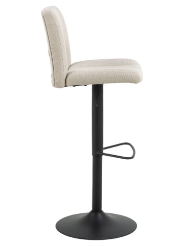 Actona 2-delige set: barkrukken "Sylvia" beige/zwart - (B)41,5 x (H)115 x (D)52 cm